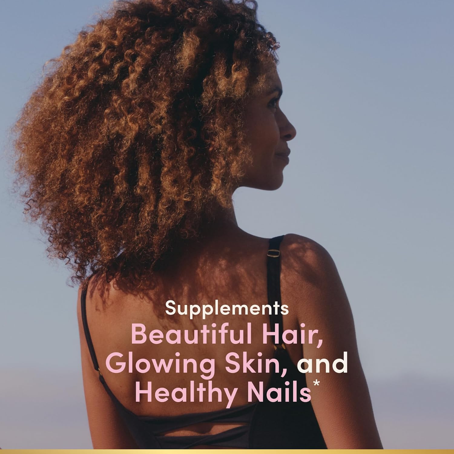 Hair, Skin & Nails Biotin Vitamin Gummies, Strawberry