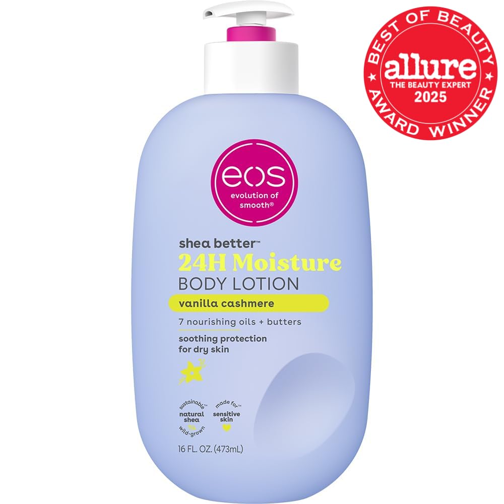 Vanilla Cashmere Shea Body Lotion – 24-Hour Moisture