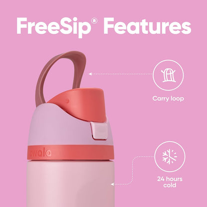 Insulated Stainless Steel Water Bottle with FreeSip Straw