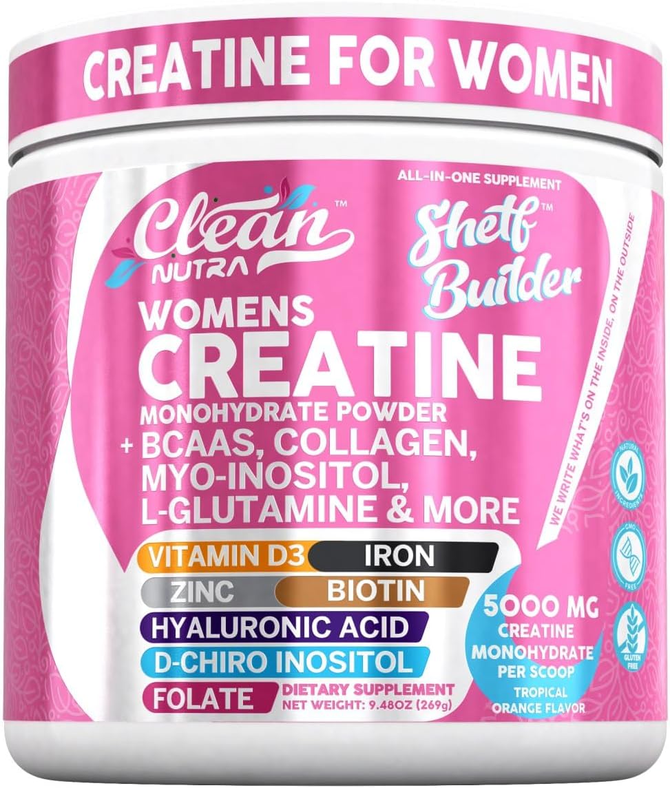 Creatine & BCAA Powder for Women – Collagen & Inositol