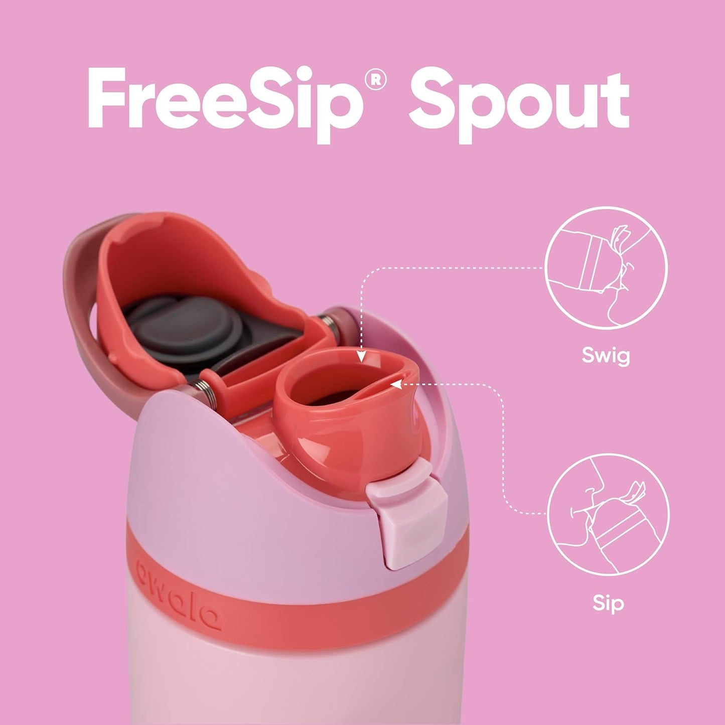 Insulated Stainless Steel Water Bottle with FreeSip Straw