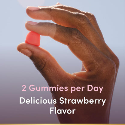 Hair, Skin & Nails Biotin Vitamin Gummies, Strawberry