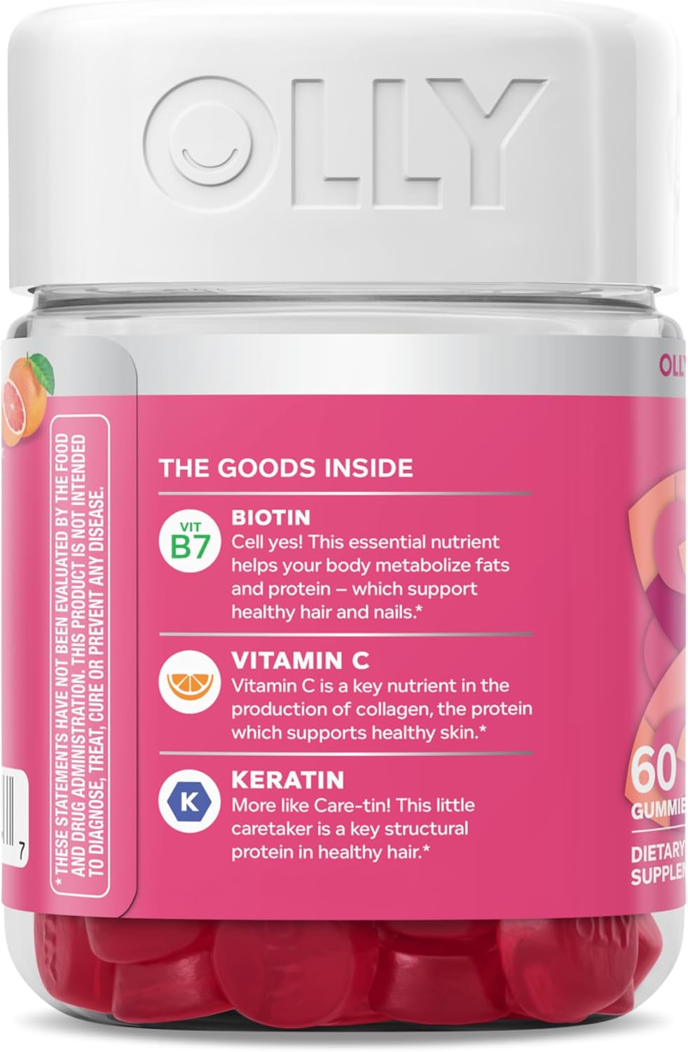 Hair, Skin & Nails Gummies with Biotin, Keratin & Vitamin C