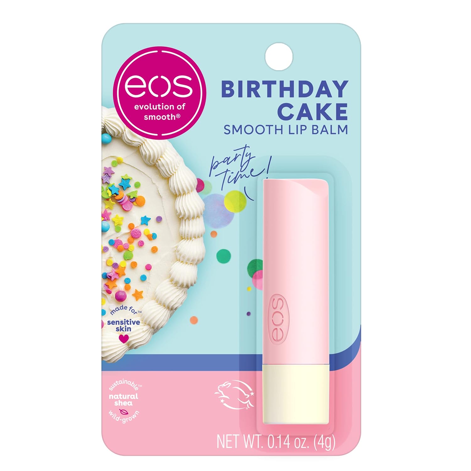 Natural Shea Lip Balm – Birthday Cake, All-Day Moisture