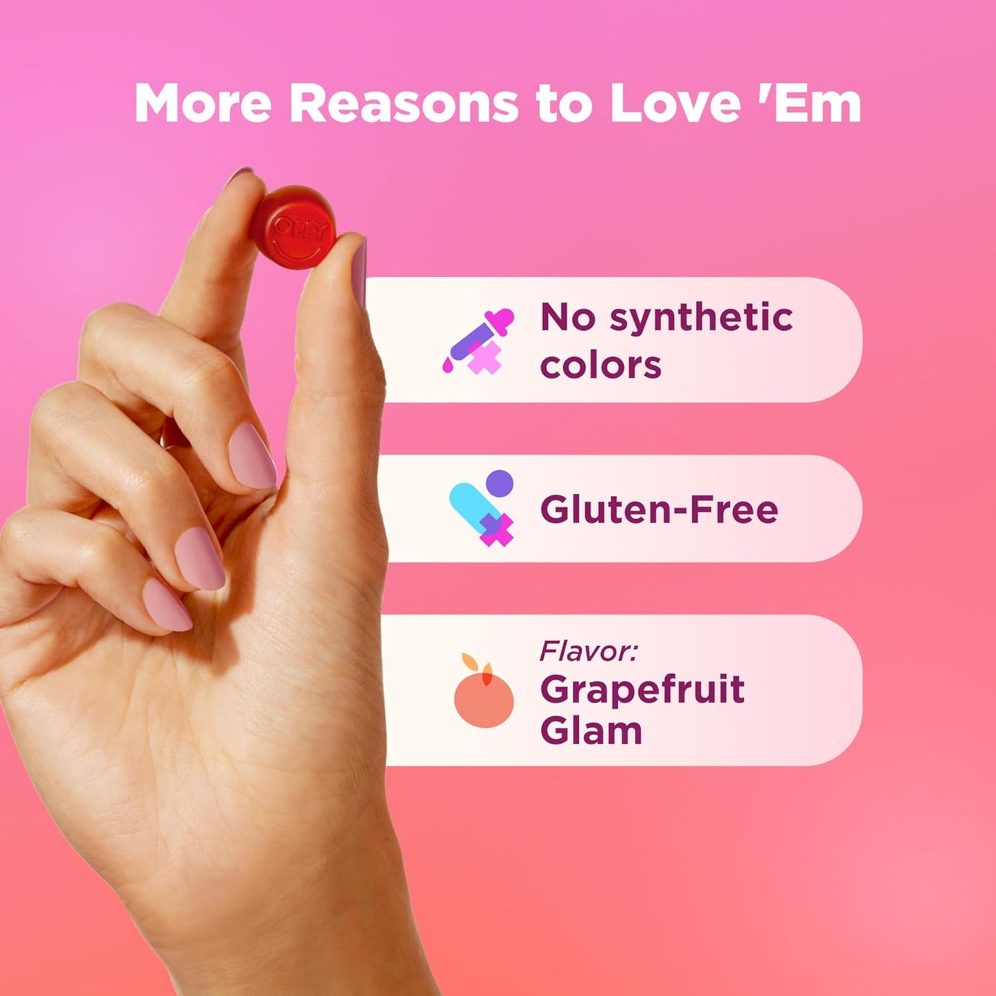 Hair, Skin & Nails Gummies with Biotin, Keratin & Vitamin C