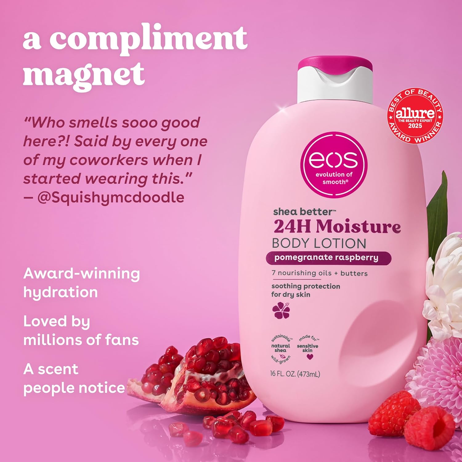 Shea Body Lotion Set – Jasmine Peach & Pomegranate Raspberry