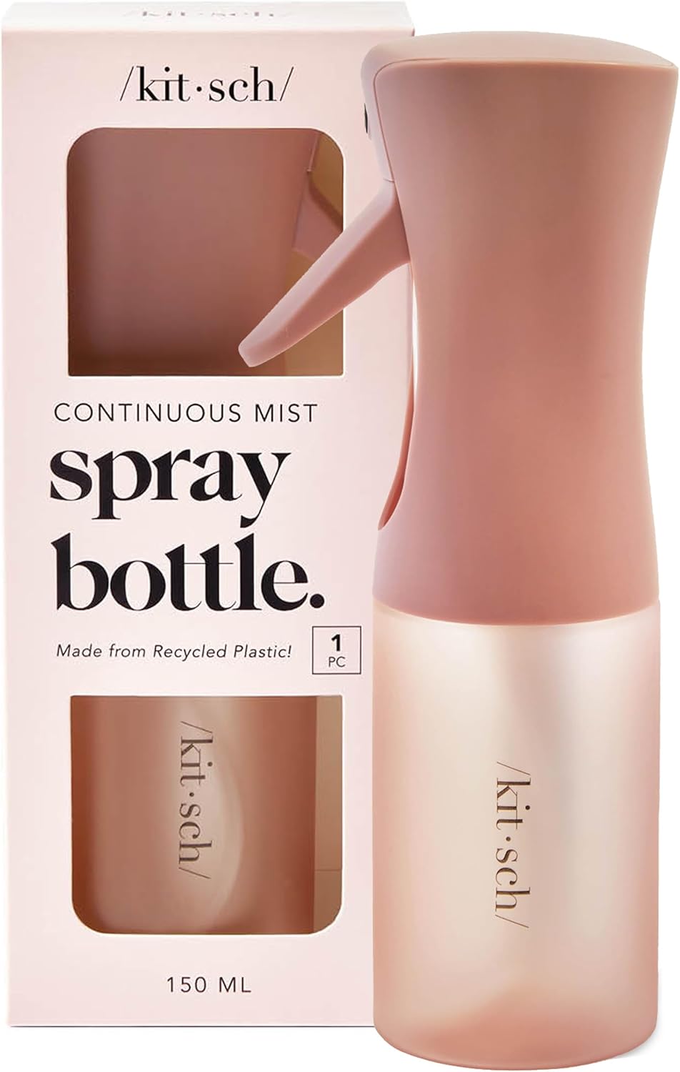 Continuous Fine Mist Spray Bottle for Hair & Beauty