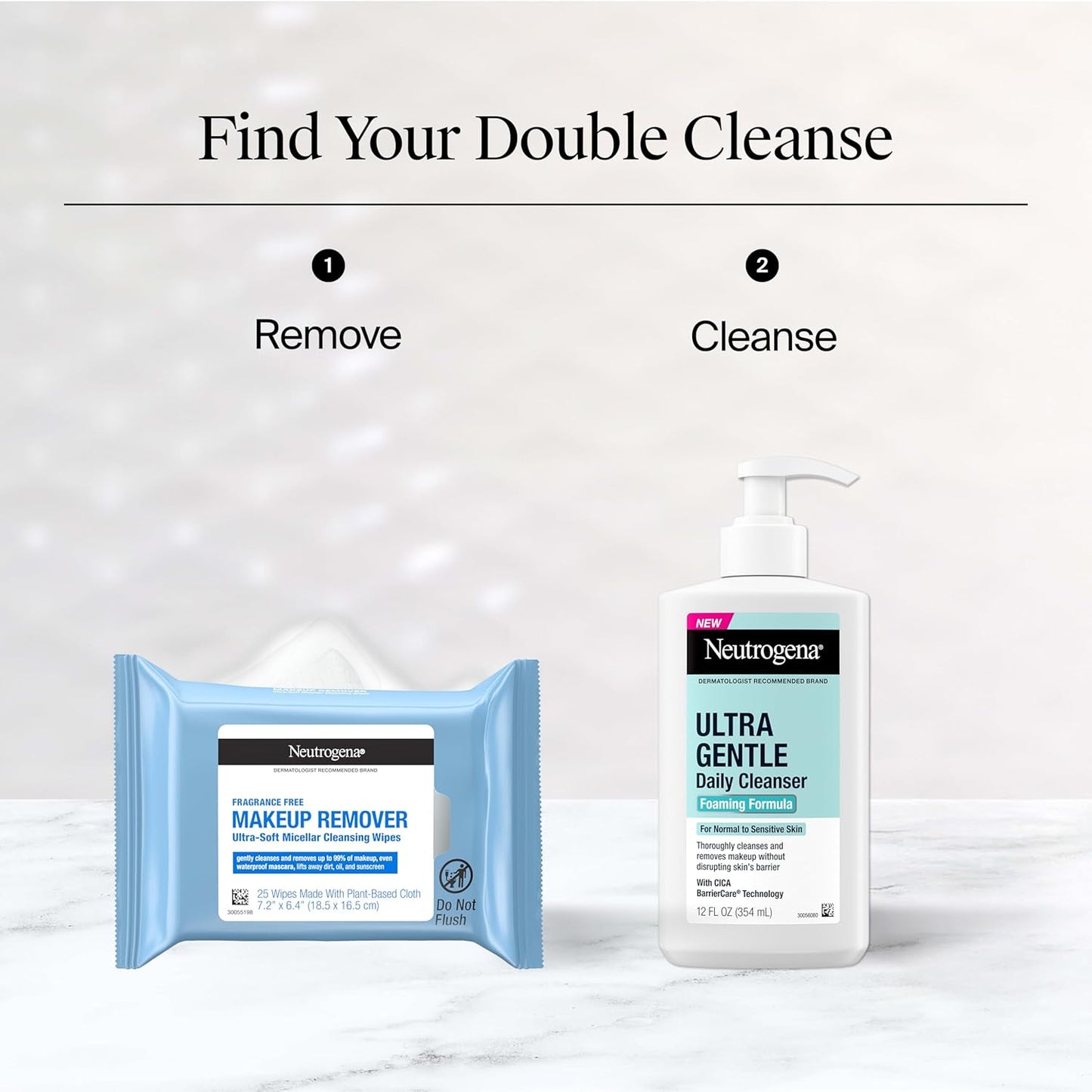 Micellar Makeup Remover Wipes – Plant-Based Twin Pack