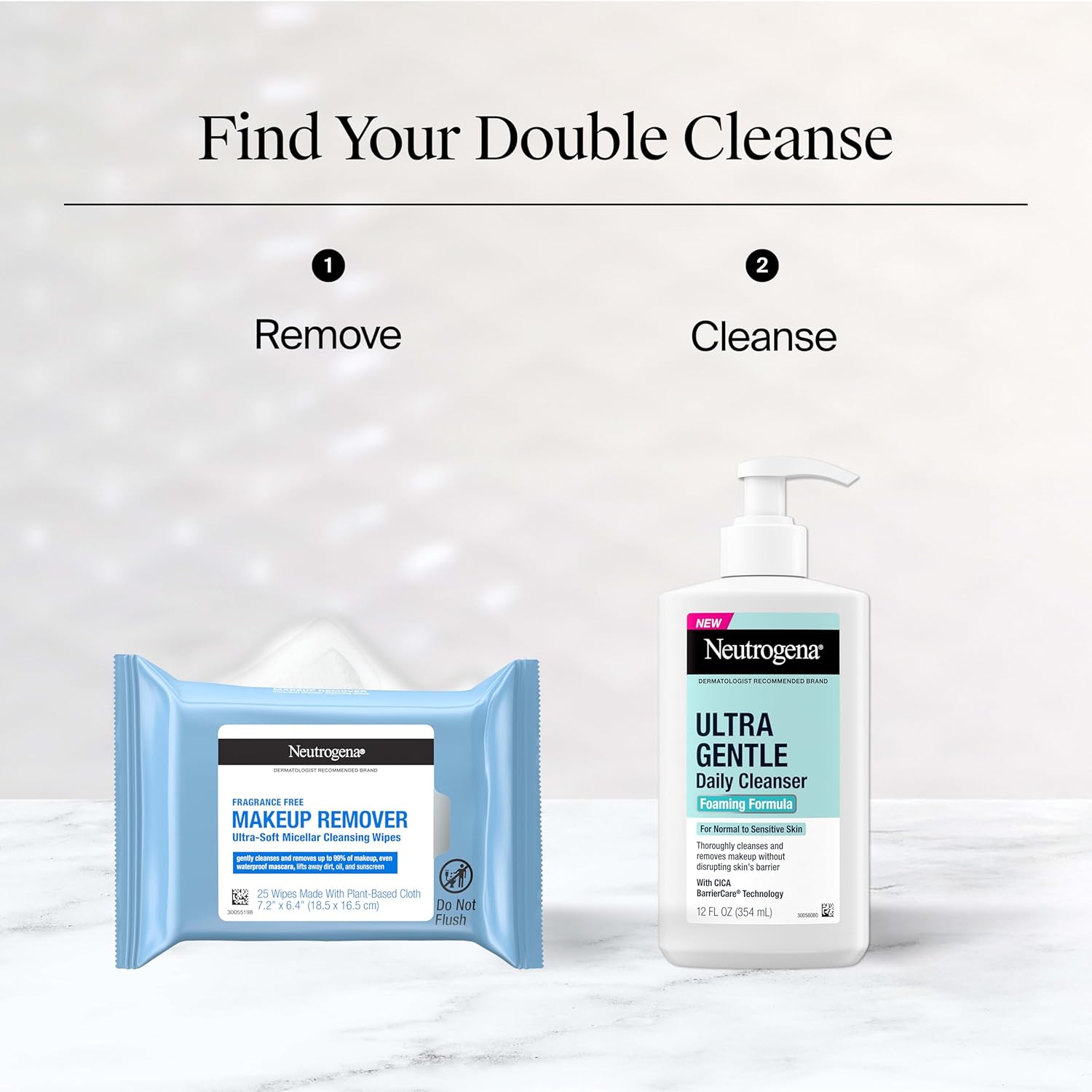 Micellar Makeup Remover Wipes – Plant-Based Twin Pack