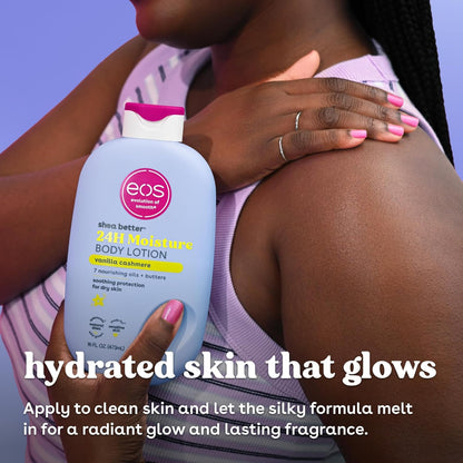 Vanilla Cashmere Shea Body Lotion – 24-Hour Moisture