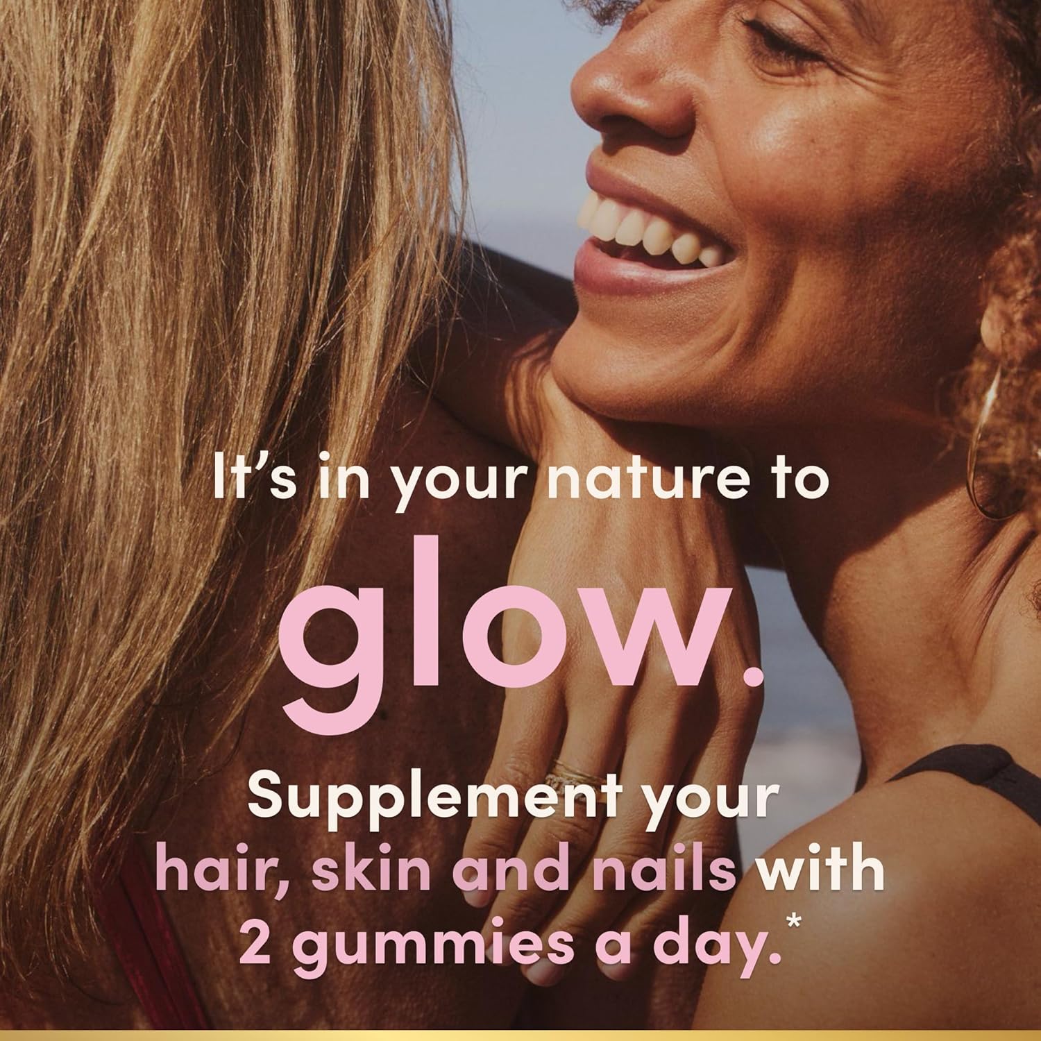 Hair, Skin & Nails Biotin Vitamin Gummies, Strawberry