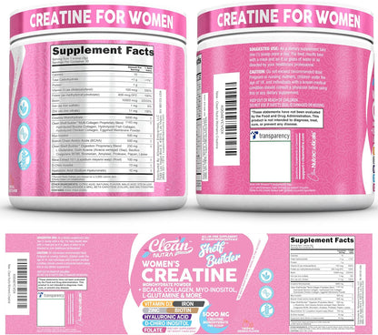 Creatine & BCAA Powder for Women – Collagen & Inositol